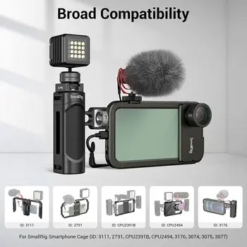 Smallrig Side Handle for Smartphone Cage Phone Video Rig Lightweight W 1/4 Threads -2772 detail image