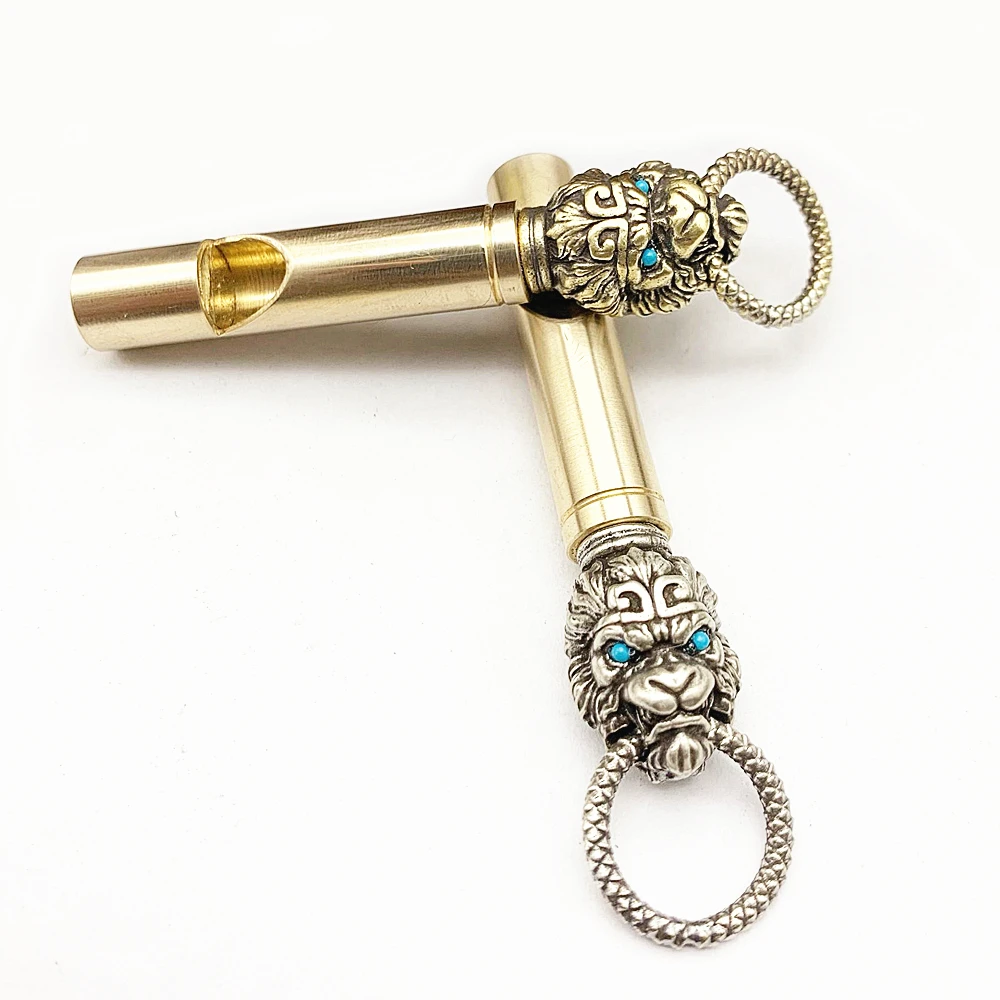 Металлический брелок-подвеска в виде дракона из