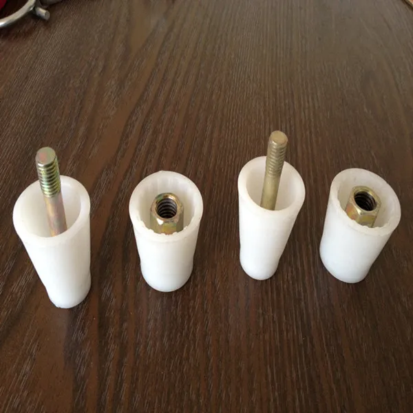 Plastic B Cone for Formtie System Fastener, D Cone with Washer and Nut for Plywood Panel Steel Form Tie in Concrete Building