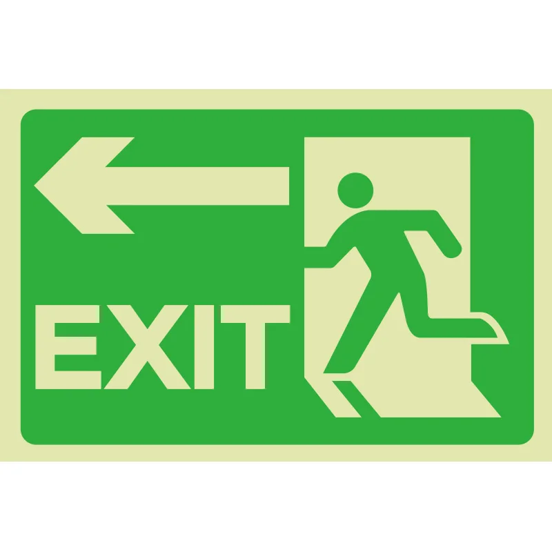 Photoluminescent Fire Exit Signs - Buy Photoluminescent Fire Exit Signs ...