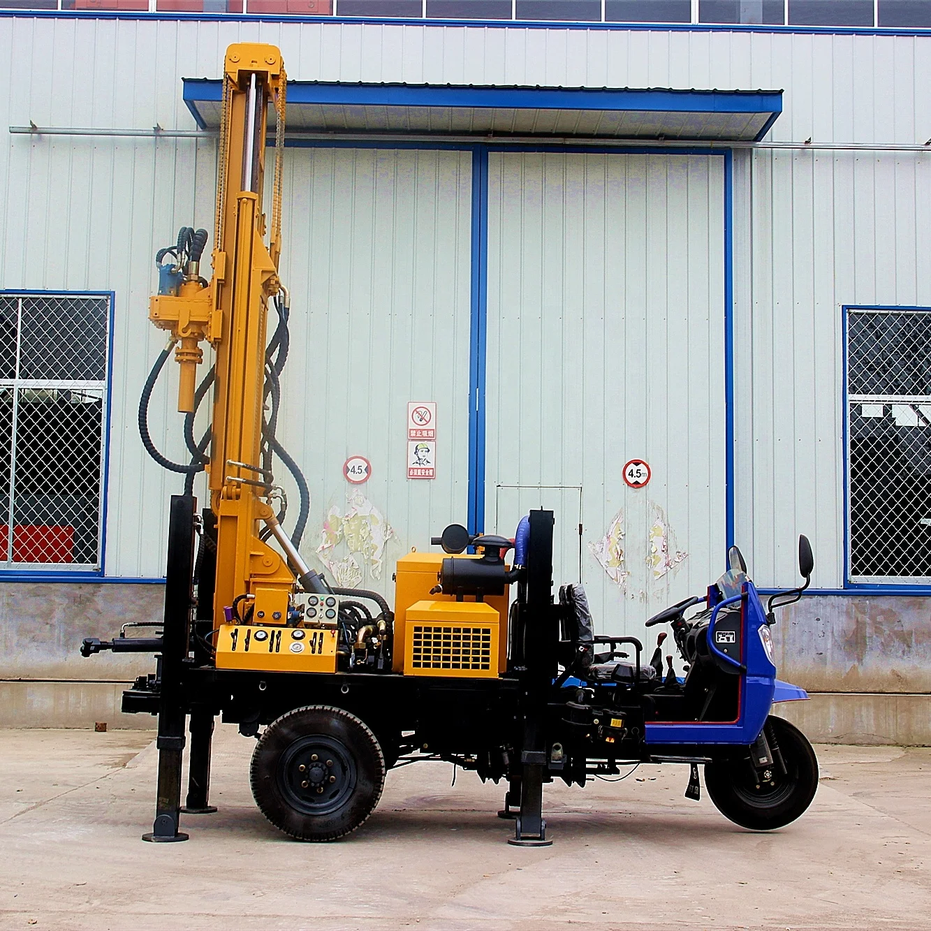 Water Drilling Rig Tricycle Truck Reliable Portable