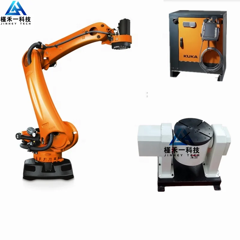 Chinese Manufactues for Sale Robot Servo Tilt Flip Two-axis Welding  Positioner Rotating Table for KUKA, YASKAWA, FANUC Robot