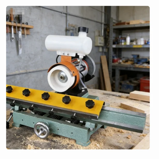 MF206 Woodworking Planer Straight Blade Sharpener Professional Sharpener Blade Grinding Machinery Multi Tool Blade Sharpener