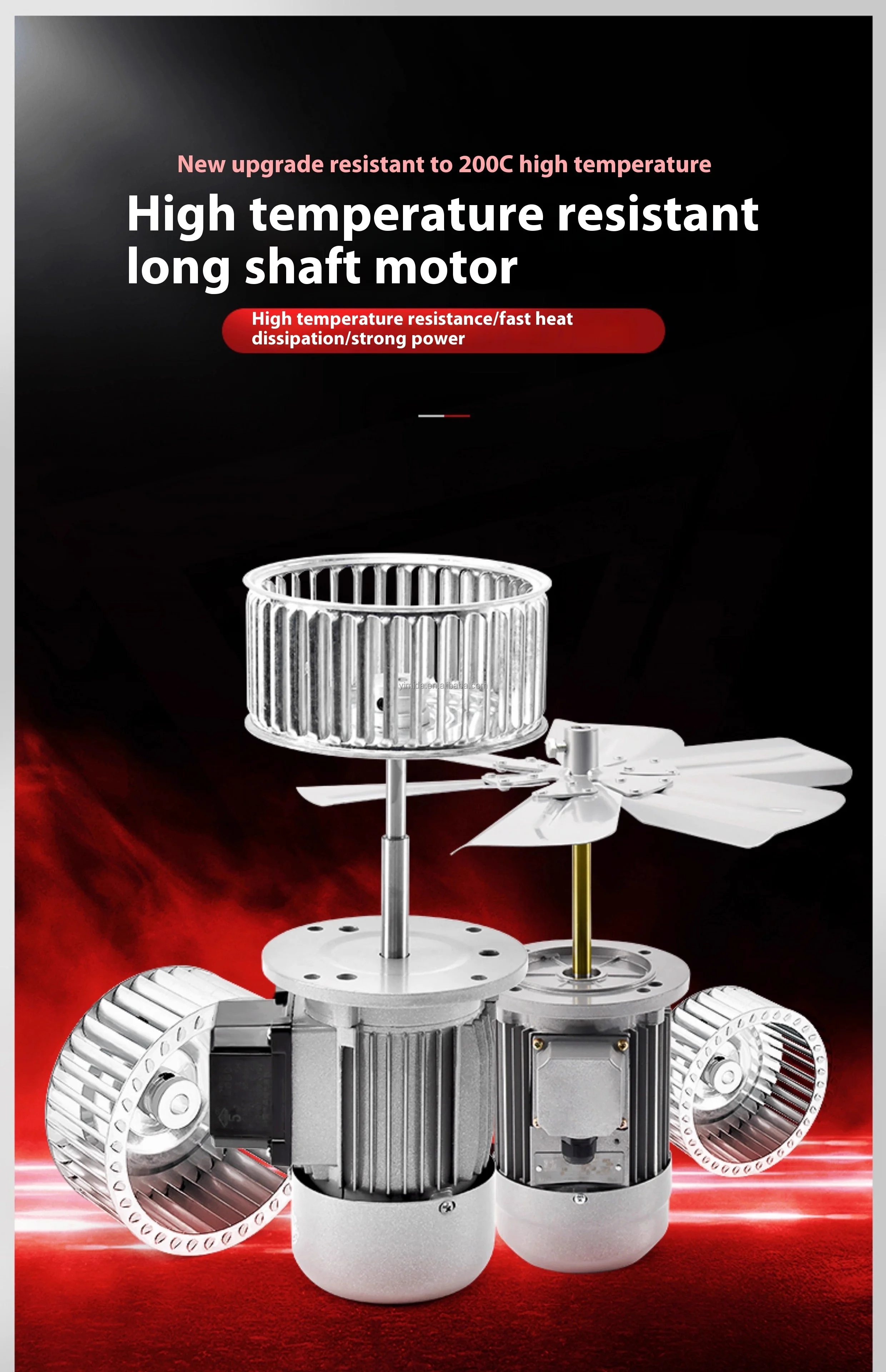 Electric Oven Fan, KL-750w/1400r/min, Metal - detail 6