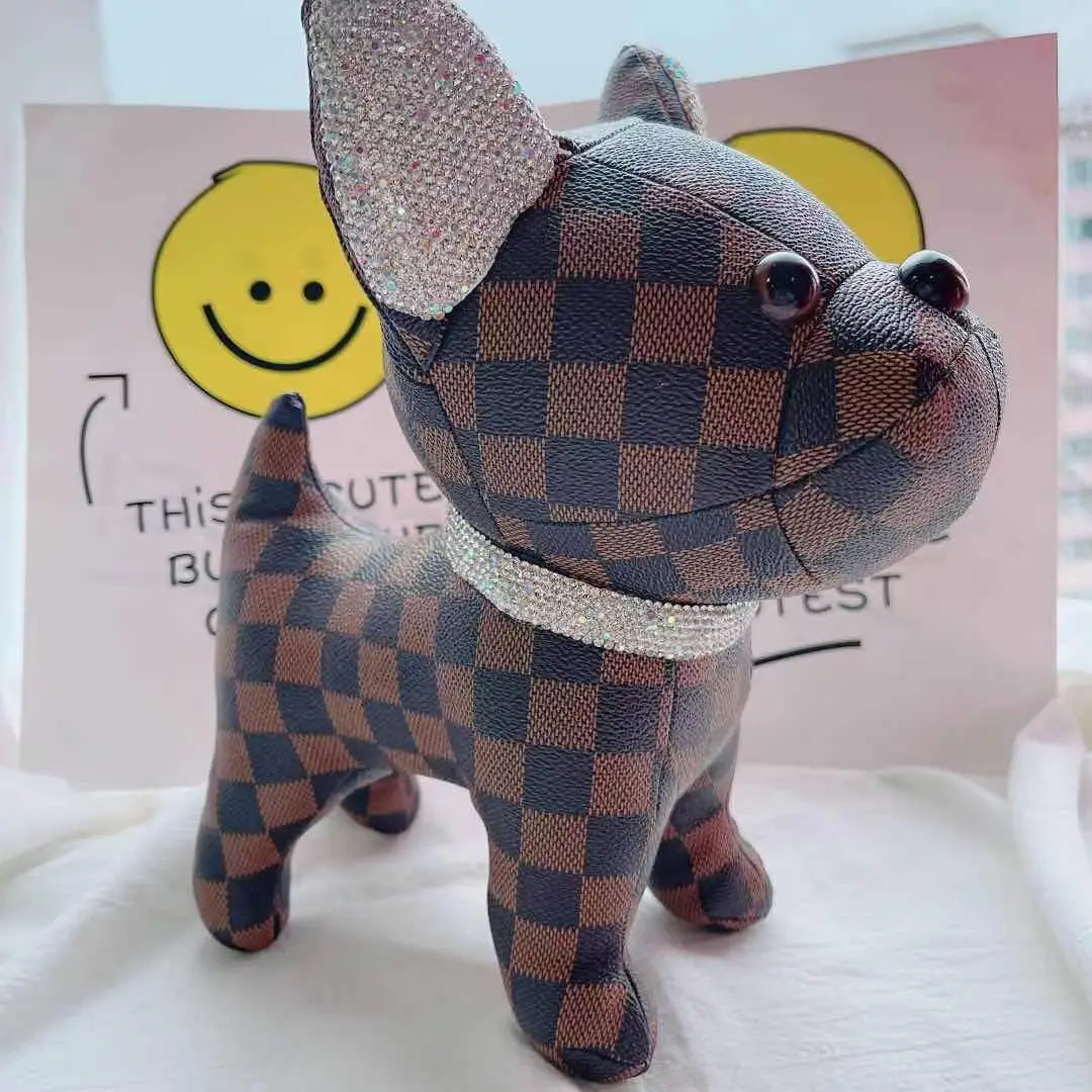 Source PU Leather Stuffed Dog Toy on m.