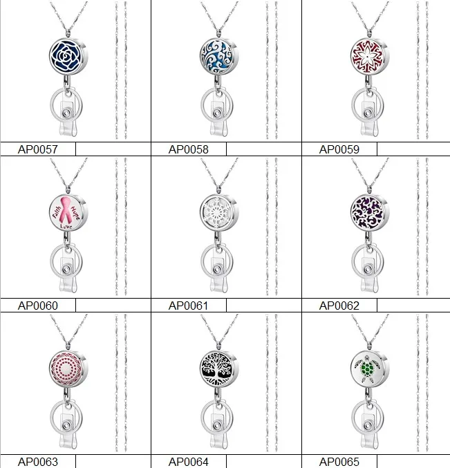 Новинка 2019, медальон из нержавеющей стали с эмалью и диффузором, ожерелье, значок, держатель, шнурки для женщин