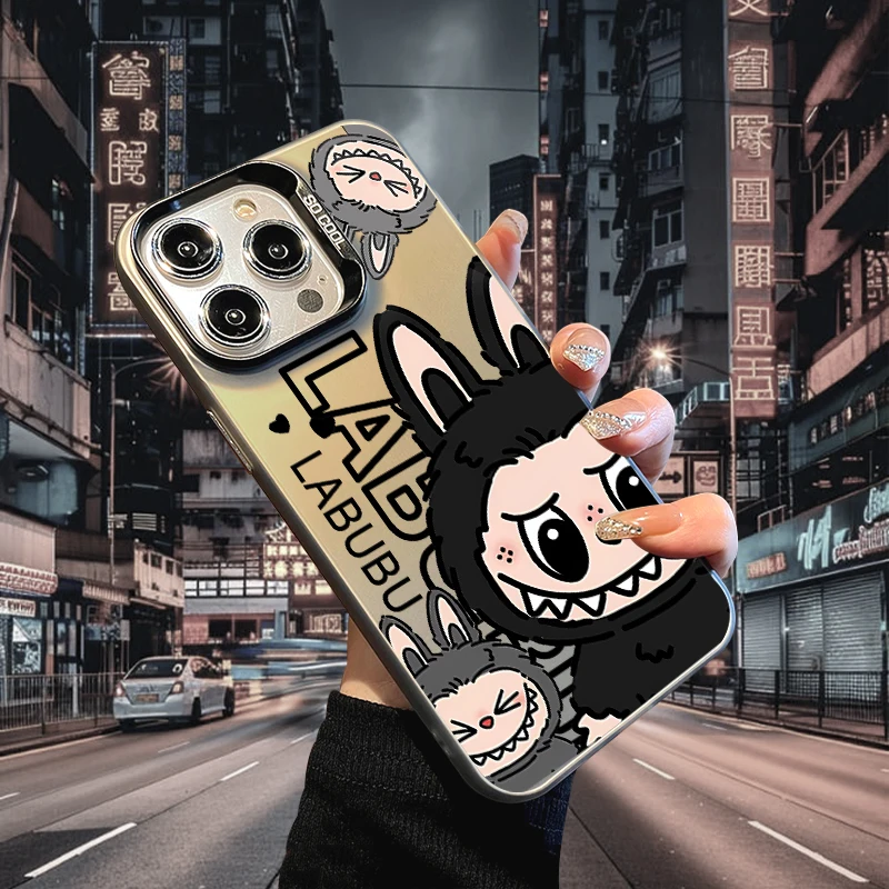 For iPhone 17 Air Cartoon Design Phone Case for iPhone 16 15 14 13 Pro 12 11 Pro Xs X XR Max Laser TPU Cases Cover-H493P1