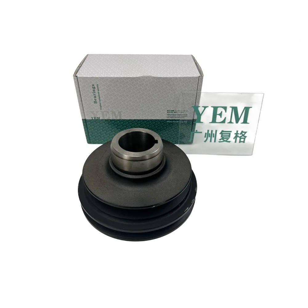 Parts Compatible for Yanmar 2TNE68T Crankshaft Pulley 119325-21670 2TNE68 Engine Replacement Parts