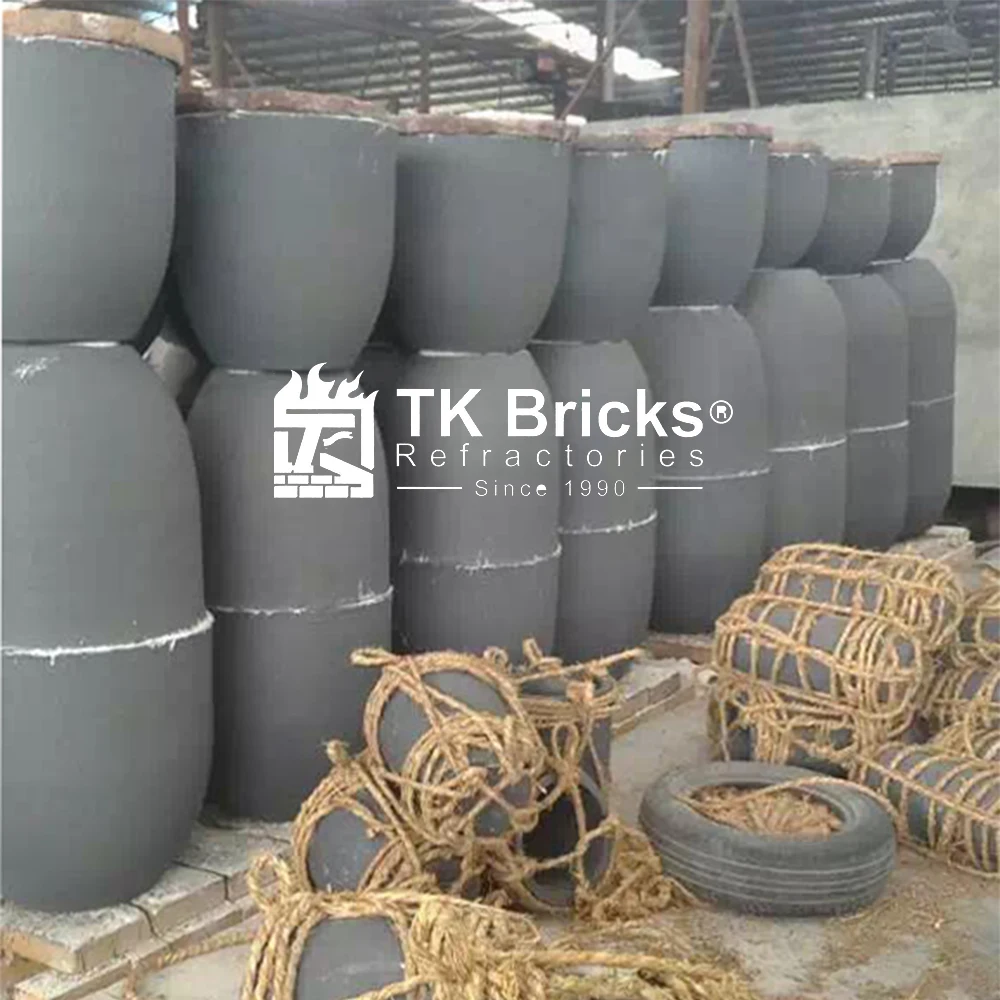 Graphite Aluminum Crucible SiC Graphite Crucibles for Melting Aluminum in Stock