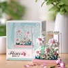 Boîte à fleurs de rêve-gardénia-312 pcs-couvercle acrylique
