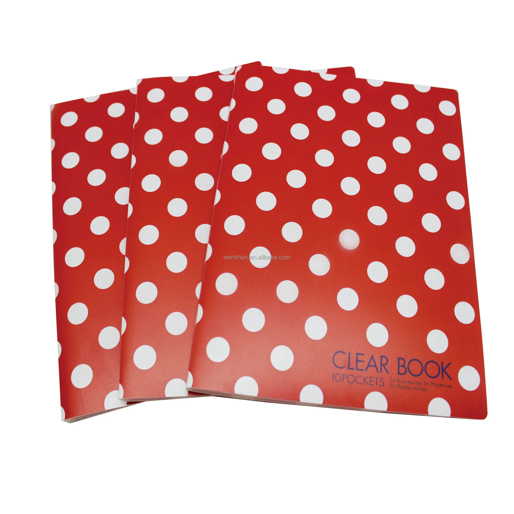New Arrival Clear Book Transparent Sheet Protector PP Clear Document Folder 