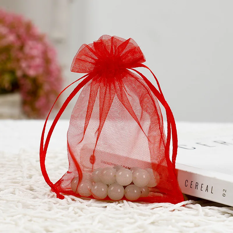9cm-30cm Colorful Silk Organza Bag Gift Pouch Mesh Bags Custom Logo Drawstring Organza Bags for Jewelry Sugar Cosmetics Packing.jpg