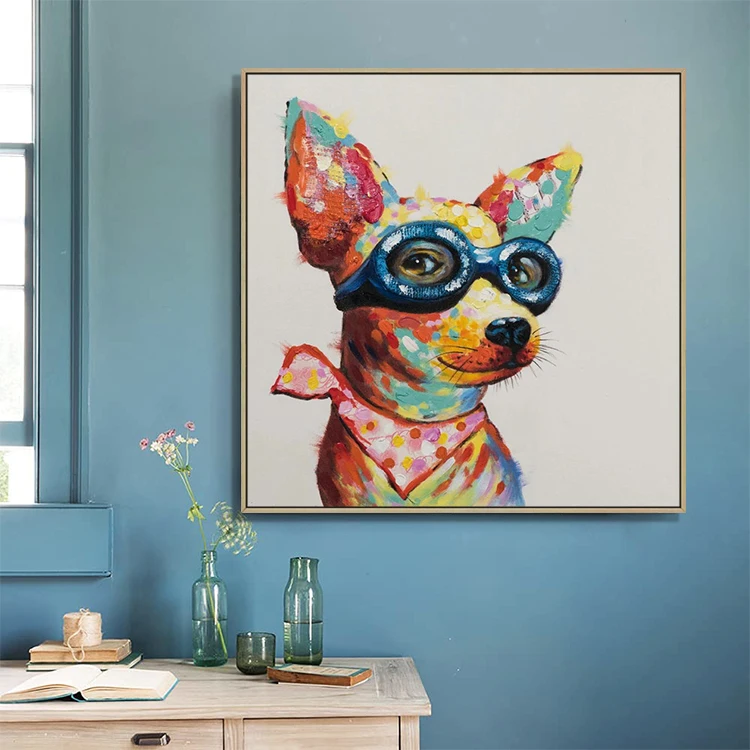 Home Decoration Modern Handmade Canvas Picture Pop Animal Wall Art Abstract  Dog Paintings - Buy Oil Paintings Dogs,Pop Art Dog,Modern Animal Dog  Painting Wall Art Product on Alibaba.com