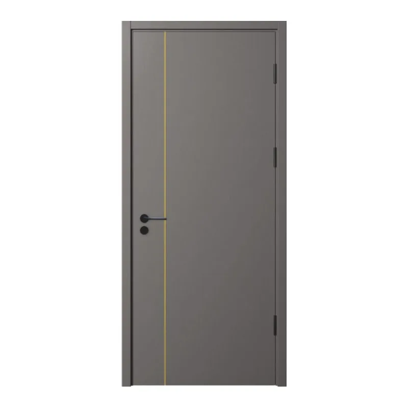 Flush Solid Wood Door Design HDF Veneer Interior Hotel Projects Door Prices