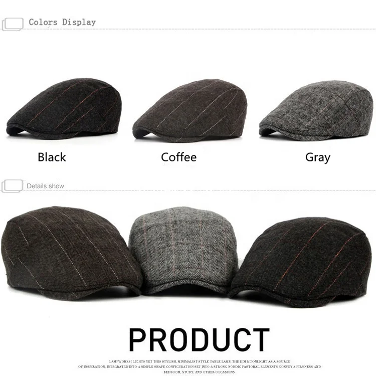 Newsboy Custom Vintage Newsboys Caps Baker Boy Cabbie Flat Cap For Men
