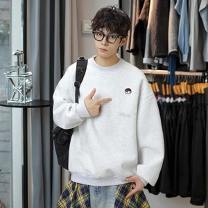 MW3966 Loose Fit Autumn Clothing Polyester/Cotton Blended Solid Pattern Digital Printing