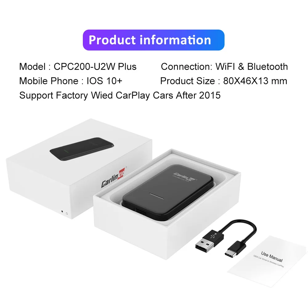 Carlinkit U2w 3.0 Wireless Apple Carplay Adapter For Skoda Scala Superb  Kodiaq Troc Octavia Mk3 Fabia Oem Wired To Wireless| Alibaba.com