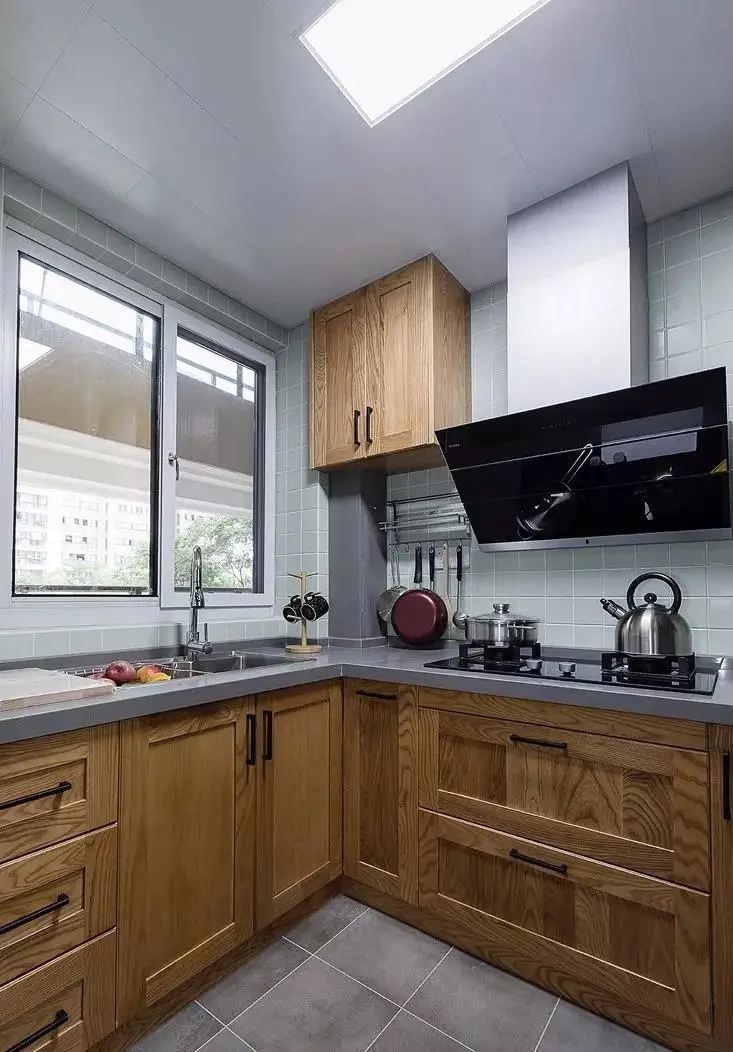 Alibaba.com: Real Wood Unfinished Pine Kitchen Cabinets: Durable ...