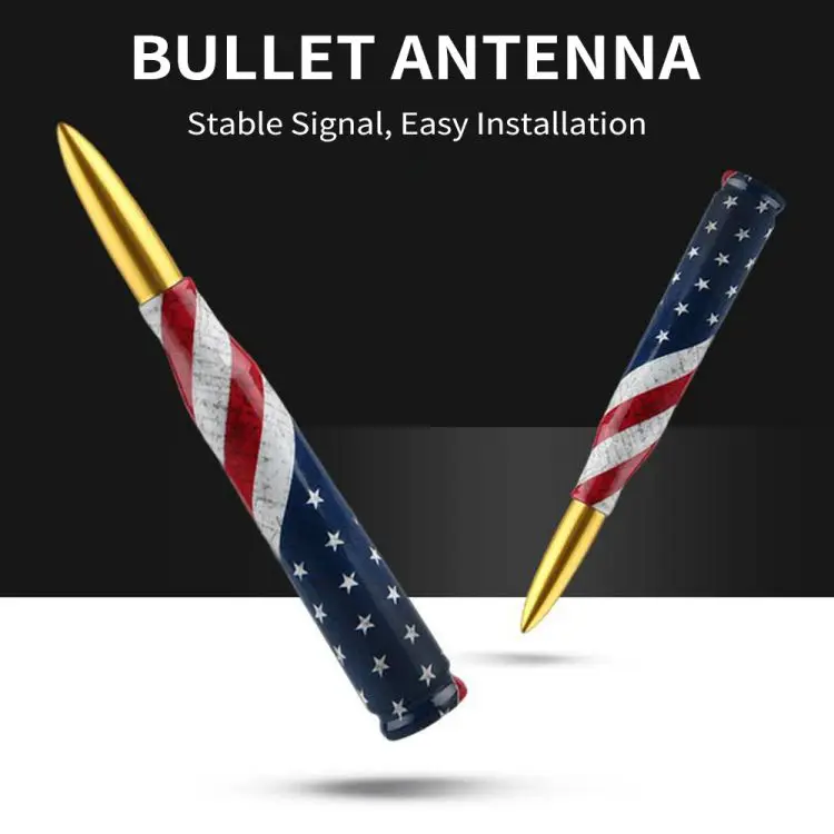 ANTENNA CORTA PER TETTO AUTO 3CM CON ADATTATORI MULTIATTACCO UNIVERSALE IN LEGA