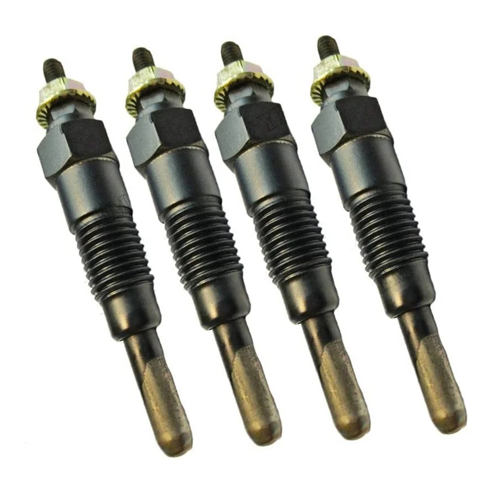 4Pcs Glow Plug Y129155-77800 for Yanmar 4TNE98 Komatsu 4D98E Engine Kohler Generator 32EOZ Mustang Loader MTL16