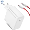 Cargador blanco 65W + cable 1m c-c