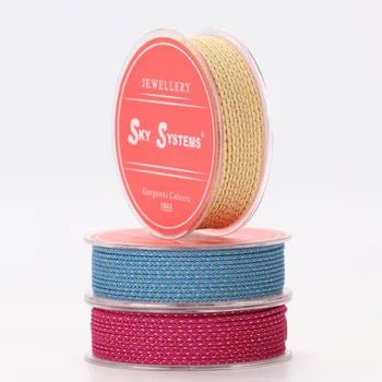 SKY M2 1~1.5mm Jewelry Cord Polyester Cord Jewelry Accessories Bracelet and Necklace Material 81 Colors