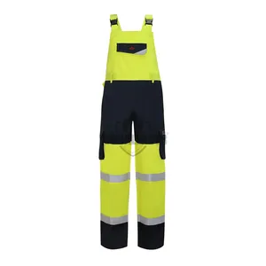 Factory Price FRC Reflective Overall High Quality Protective Safety Clothes Workwear Bib Pant