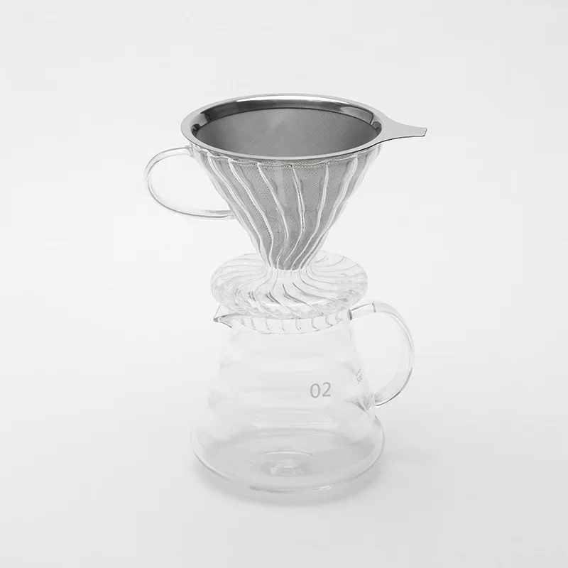 Metal Mesh Coffee Maker Stainless Steel Coffee Filter Coffee Dripper