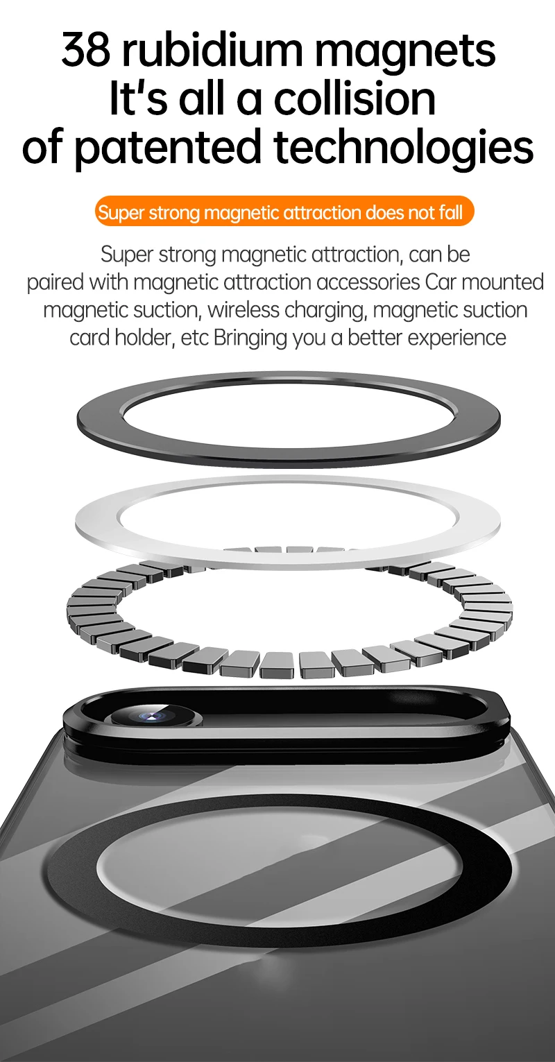 product transparent anti drop phone cases with mental frame holder magnetic protective cover for iphone 17 air pro-5
