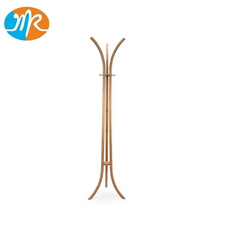 Вешалка для одежды, вешалка для одежды, стойка для пальто из натурального бамбука