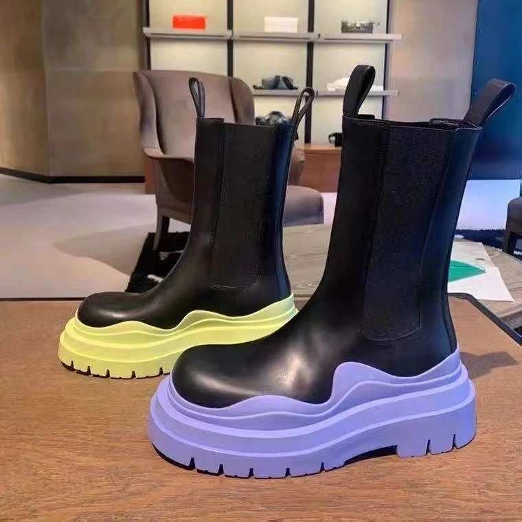 Women Chunky Heel Ankle Boots Woman 