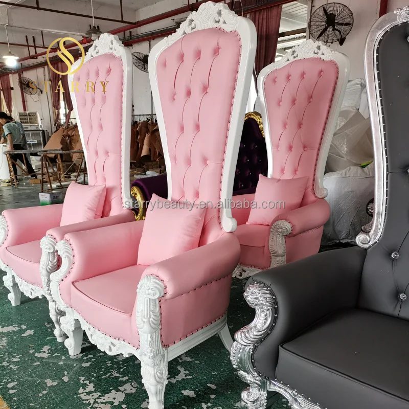 Pink queen online chair