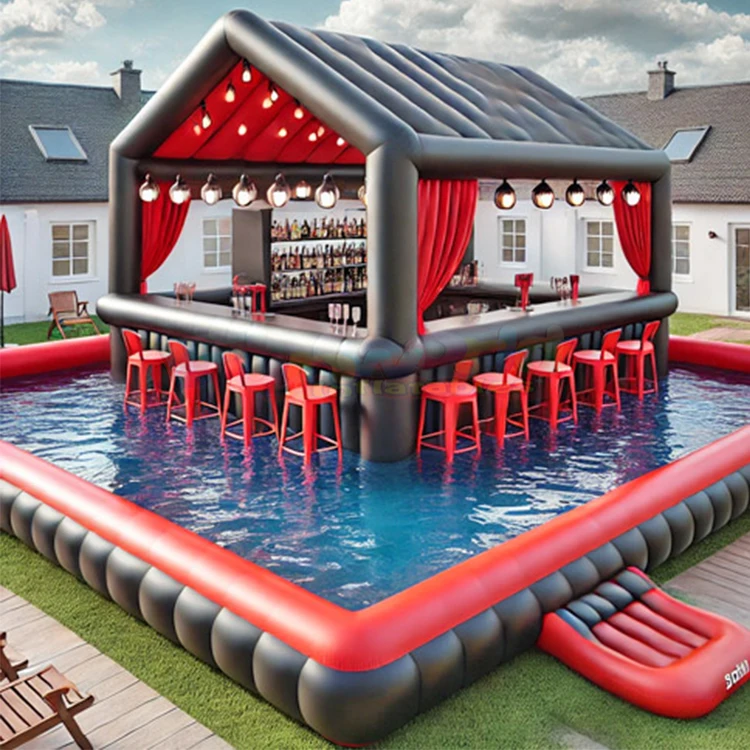 Bar Flottant Gonflable Pour Piscine – 70 X 50 X 10 Cm – Porte-gobelets, Fruits, Téléphone – En PVC Résistant