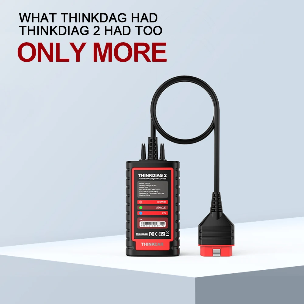 Thinkcar Thinkdiag 2 Car Diagnostic Machine Active Test Ecu Coding Full