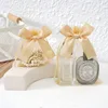 Golden-9x12cm bowknot organza bag