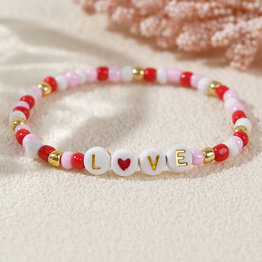 Go2boho Beaded Bracelets - Trendy LOVE Design Jewelry