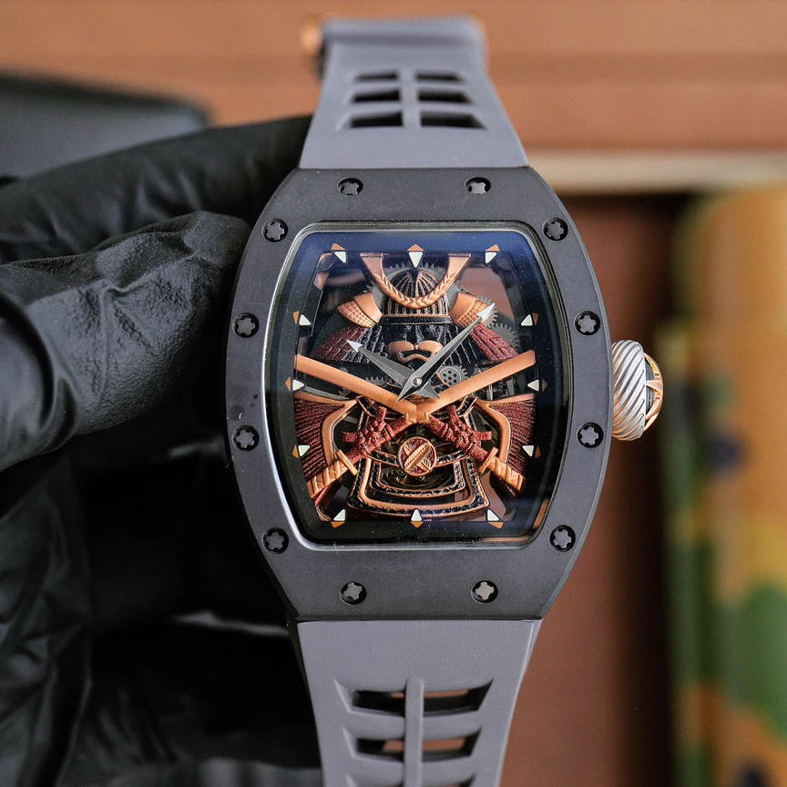 2024 Hot selling Watch Multi functional Hollow Waterproof Men's Mechanical Watch Customized Luxury Designer Watch 222006