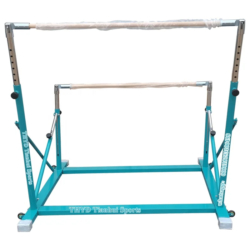 Nakakustom na Gimnastika Libre Standing Pagpapatuto Uneven Bars Nang Walang Tubo ng Tsad para sa mga Bata Beginner