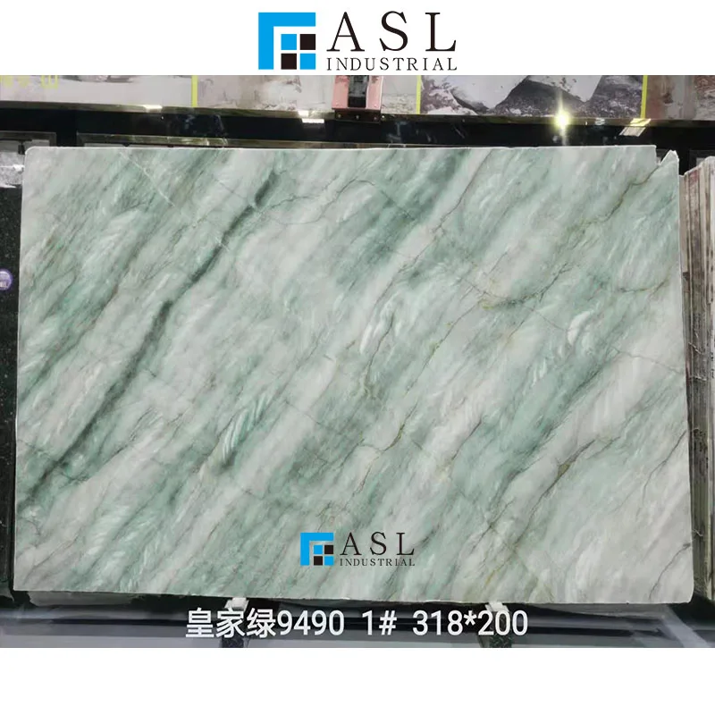 China supplier polished natural green onyx Royal green tile table tops green marmol onyx marble spider floor tiles and slabs