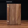 Black walnut side opening a4 (threaded button)