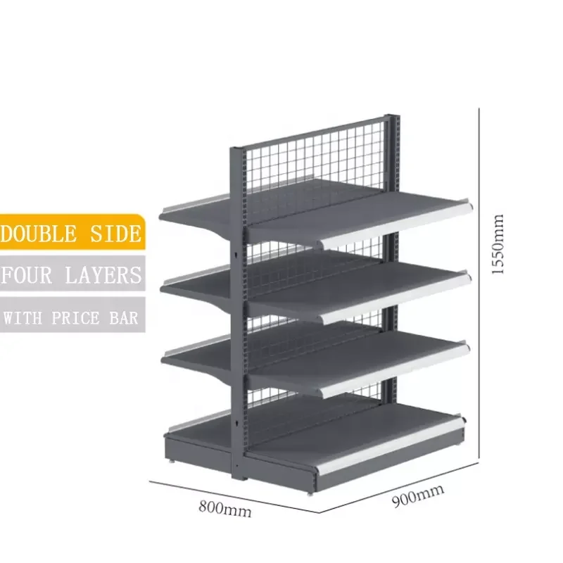 Aifei Supermarket Store Shelf Convenience Store Gondola Rack Display