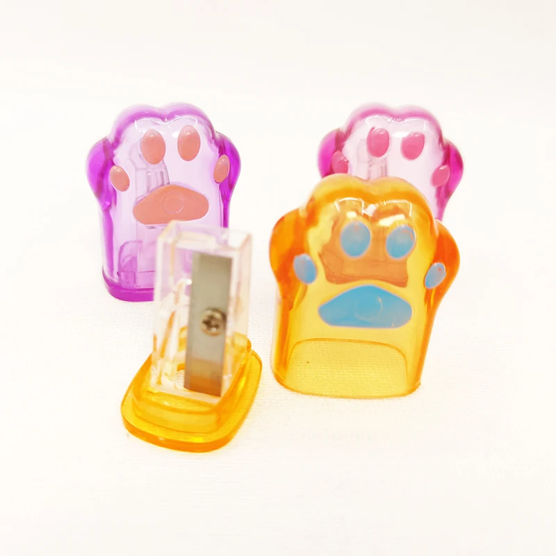 Cartoon Cute Cat Claw Pencil Sharpener Primary School Stationery Gift
