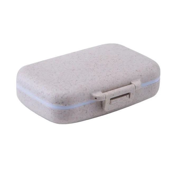 Бесплатный образец индивидуальный логотип дорожный пластиковый мини-органайзер для таблеток 7 дней на неделю