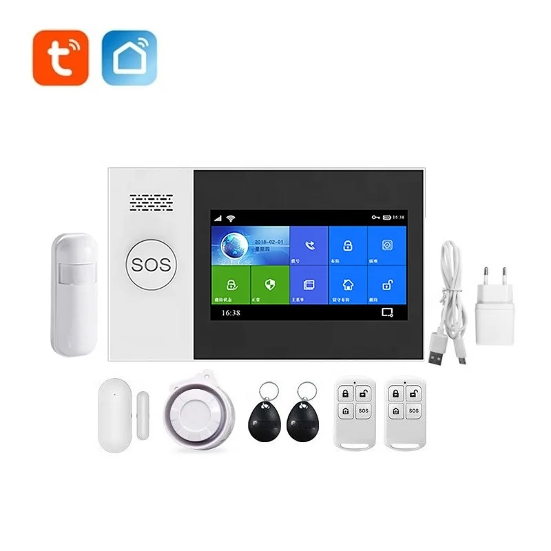 Lda Tuya WiFi GSM Alarm Security System Temperature Humidity