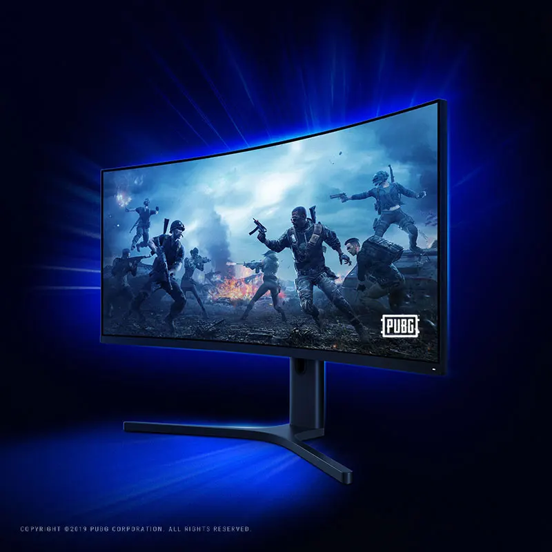 Xiaomi Curved Gaming Monitor 34 Inch 3440*1440 Wqhd 219 Desktop Display Screen 144hz 4ms 121