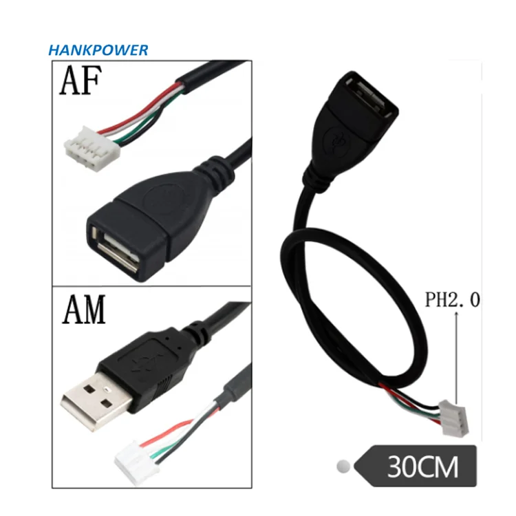 Usb2.0 A Female To Ph2.0 Type A Terminal Data Line 4pin Dupont ...