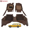 3PCS Floor mats-Brown