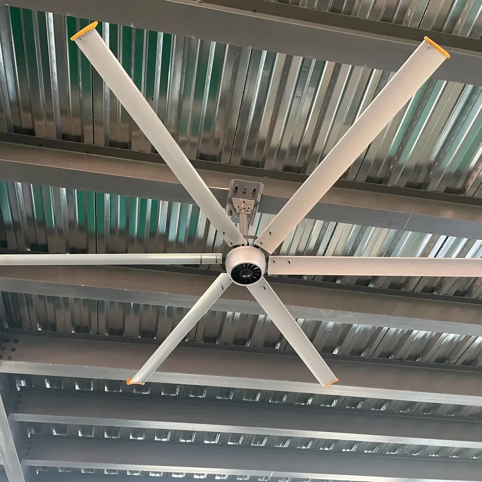 Big Ceiling Fan Ceiling 100 Inch 8 Feet Large Size Big Air Flow DC Motor HVLS Ceiling Fan