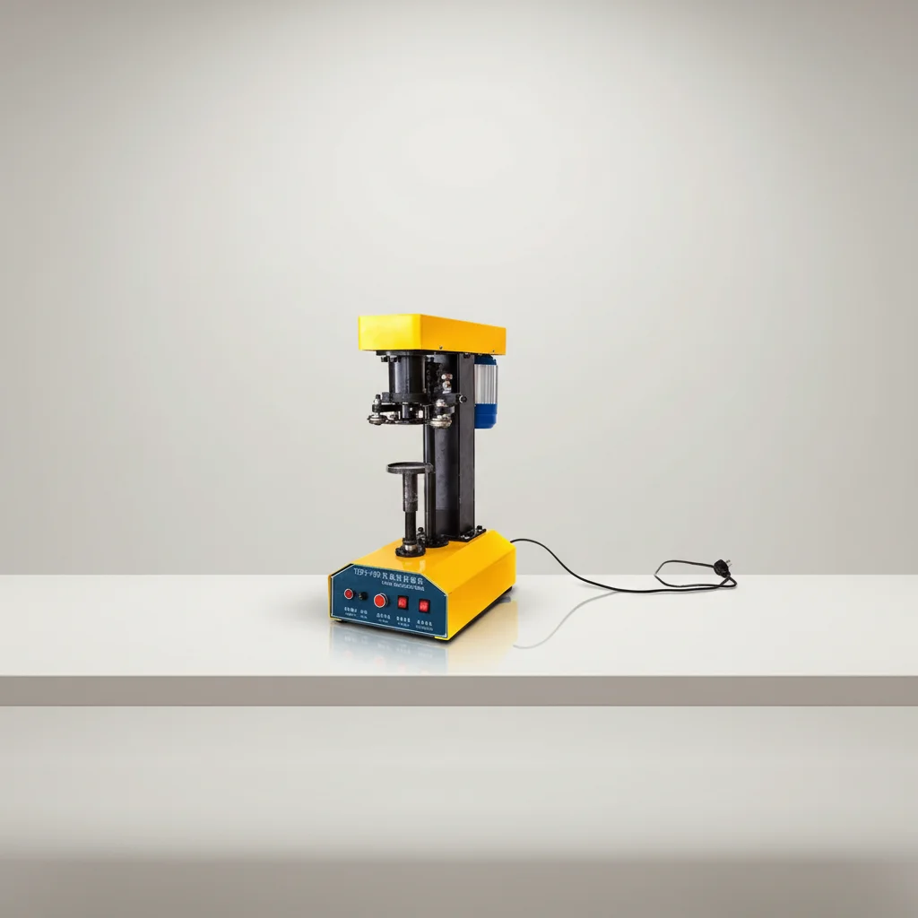 TEBAK High Quality Full Automatic Tin Can Sealer High Efficiency Electric Sealing Machine for Beverage Juice Sauce Packaging