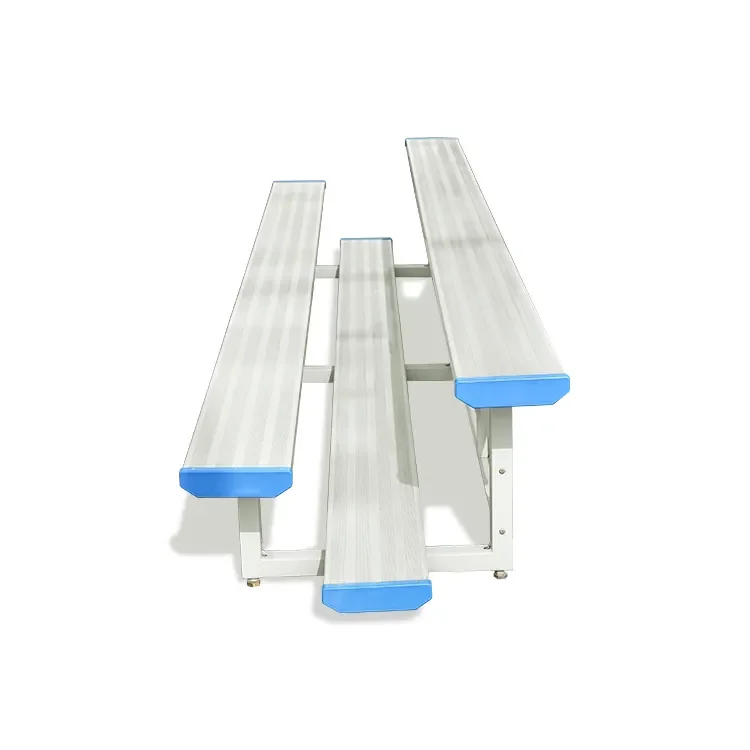 Two Row Soccer Filed Bleachers, Portable Indoor Bleachers Seat Bench for Sale